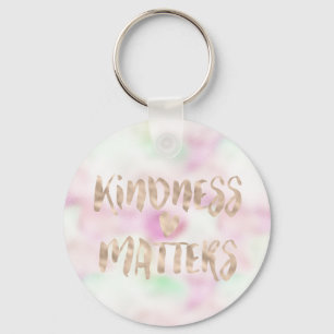 Gold Glam Mint Pink Gefärbte Krawatte Kindness Ma Schlüsselanhänger
