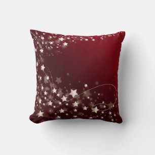 Gold Glitter Faux-Folie Konfetti Sterne Kissen