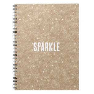 Gold Glitter Funkeln Notizblock