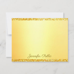 Gold Glitter Handschriftliche Vorlage Skript Text 