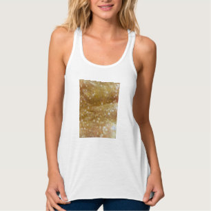 Gold Glitter Tank Top