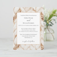 Gold Glitter Weiß Gewebter Falscher Stoff Hochzeit