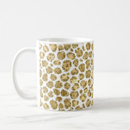 Gold Glitz Glitzer Leopard      Kaffeetasse