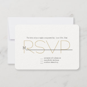 Gold Glitz RSVP