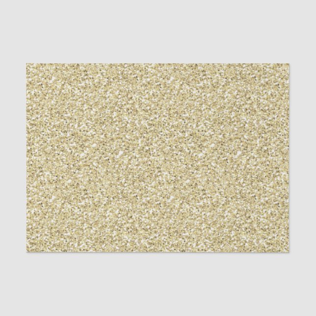 Gold Glitzer 2 Seidenpapier (Vorderseite)