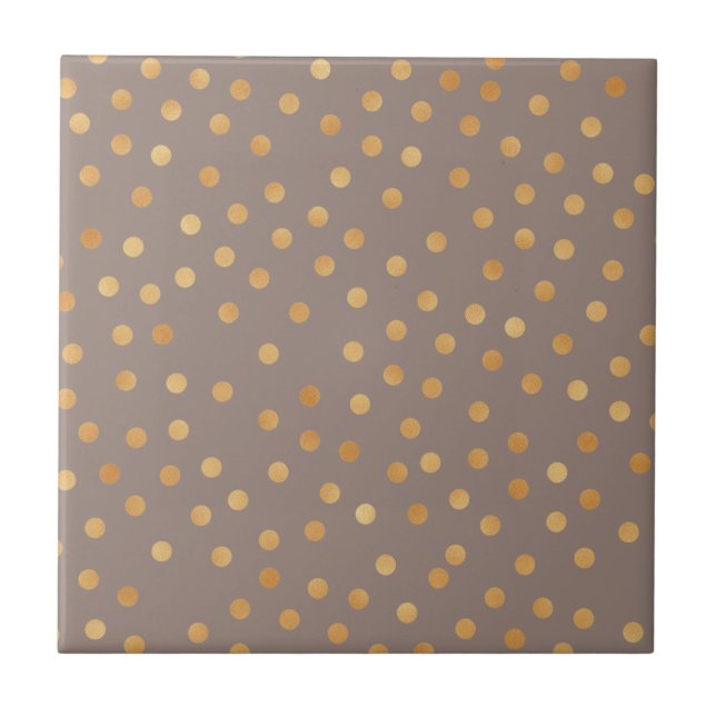 Gold-Glitzer anpassen Fliese (Vorderseite)