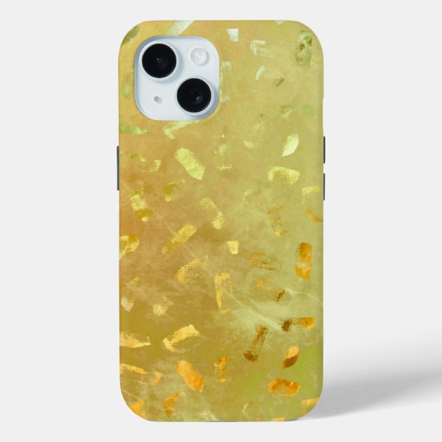 Gold Glitzer Case-Mate iPhone Hülle (Rückseite)
