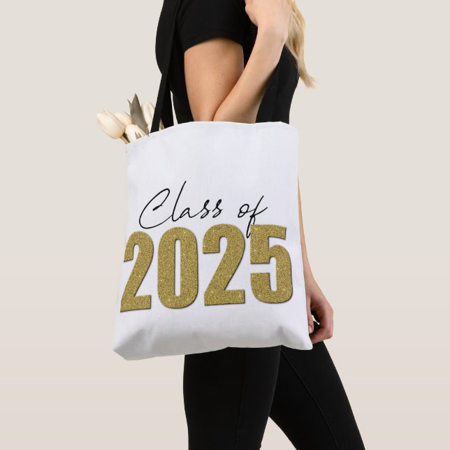 Gold Glitzer Class 2025 Tasche (Von Nahem)