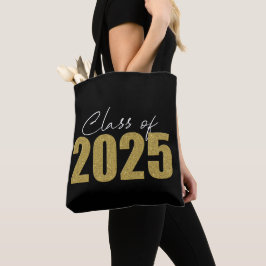 Gold Glitzer Class 2025 Tasche