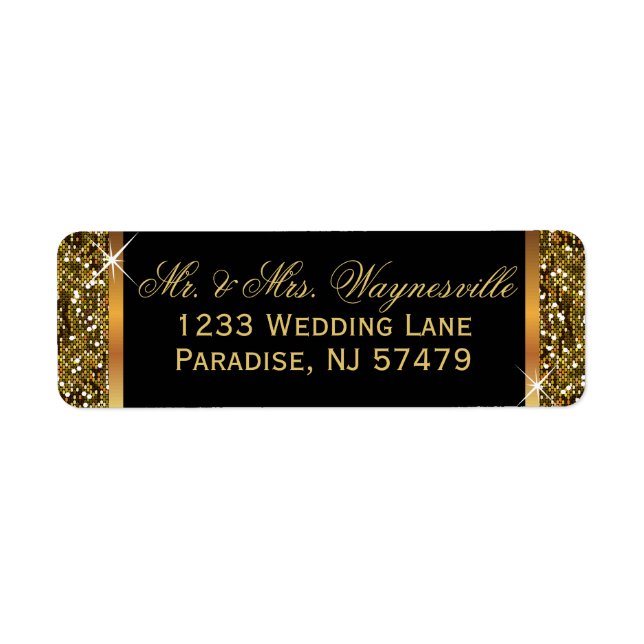 Gold Glitzer Confetti (Vorne)