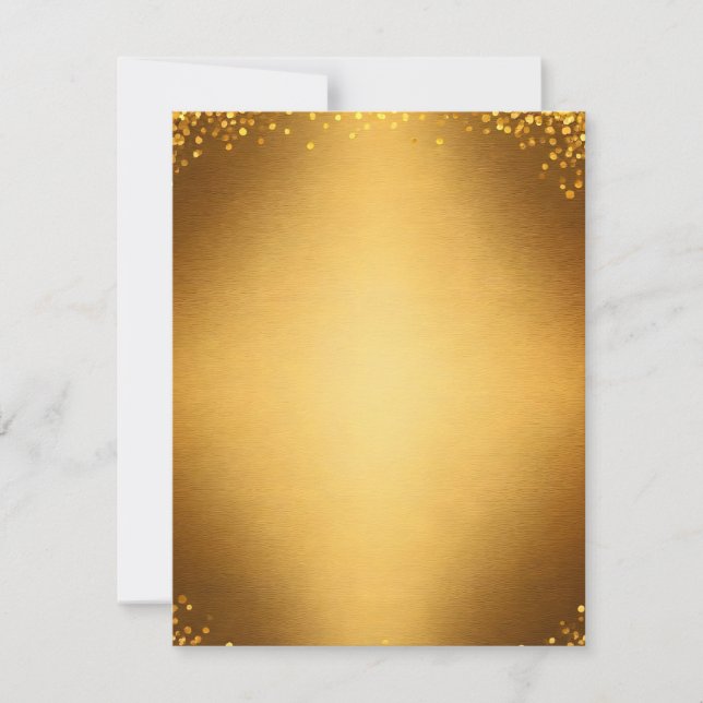 Gold Glitzer Dot Einladung Stationery (Vorderseite)