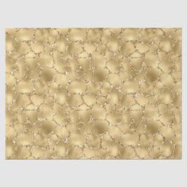 Gold Glitzer Giraffe Print Seidenpapier