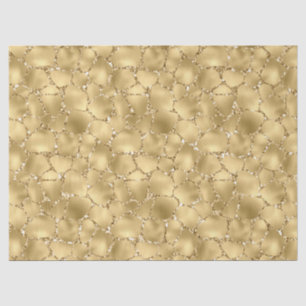 Gold Glitzer Giraffe Print Seidenpapier