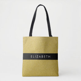 Gold Glitzer, Glitzer Hintergrund, Ihr Name Tasche