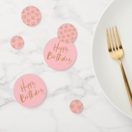 Gold Glitzer Happy Birthday Confetti Konfetti