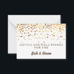 Gold Glitzer Imitate Hochzeitsratenkarte Hinweiskarte<br><div class="desc">Dies ist die leere elegante Gold Glitzer Imitate Foil Wedding Advice Card Business Card. Diese Karte mit Gold-Glitzer. Es ist perfekt wie Hochzeitskarten,  Platzkarten,  Visitenkarten und mehr. Klicken Sie auf die Schaltfläche Anpassen,  um das Design zu personalisieren.</div>