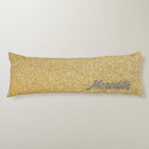 Gold Glitzer Individuelle Name