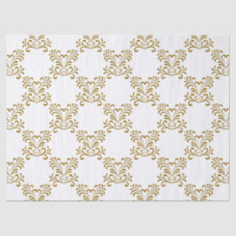 Gold Glitzer Look Elegantes Muster Seidenpapier
