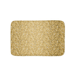 Gold-Glitzer-Muster Badematte