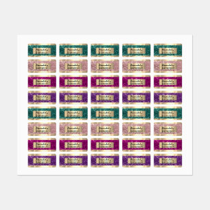 Gold Glitzer Name Werbeaktion Online Shop Etiketten