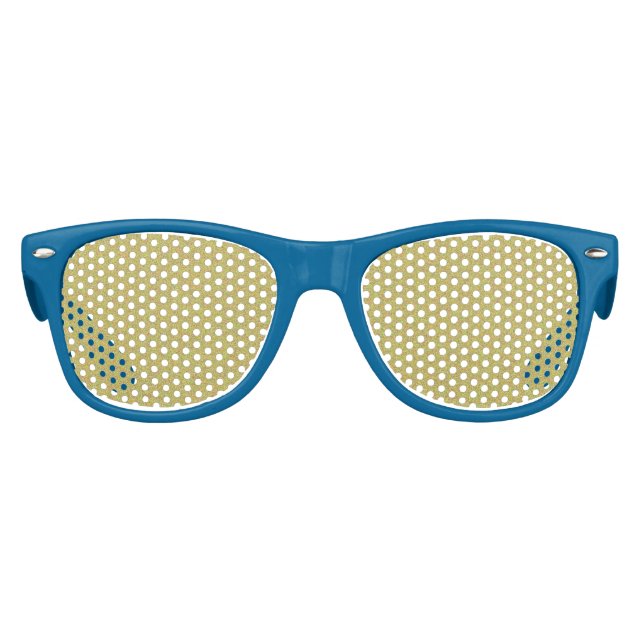 Gold Glitzer Partybrille (Vorderseite)