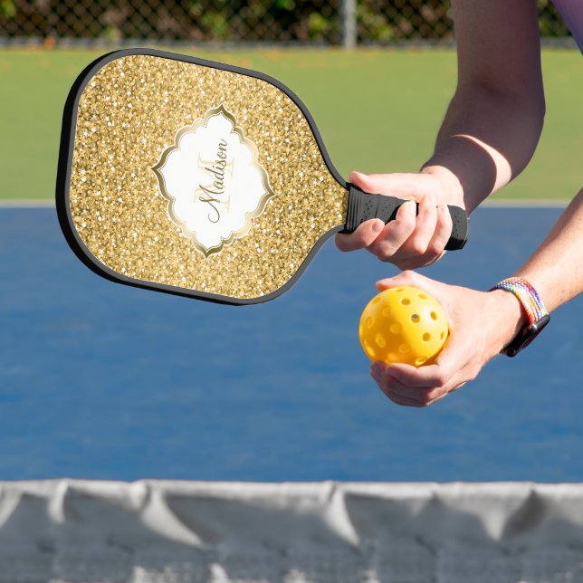 Gold Glitzer Pickleball Schläger (InSitu)