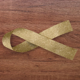 Gold Glitzer Satinband