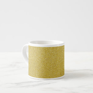Gold Glitzer, Sparkle, Glitzer Hintergrund Espressotasse