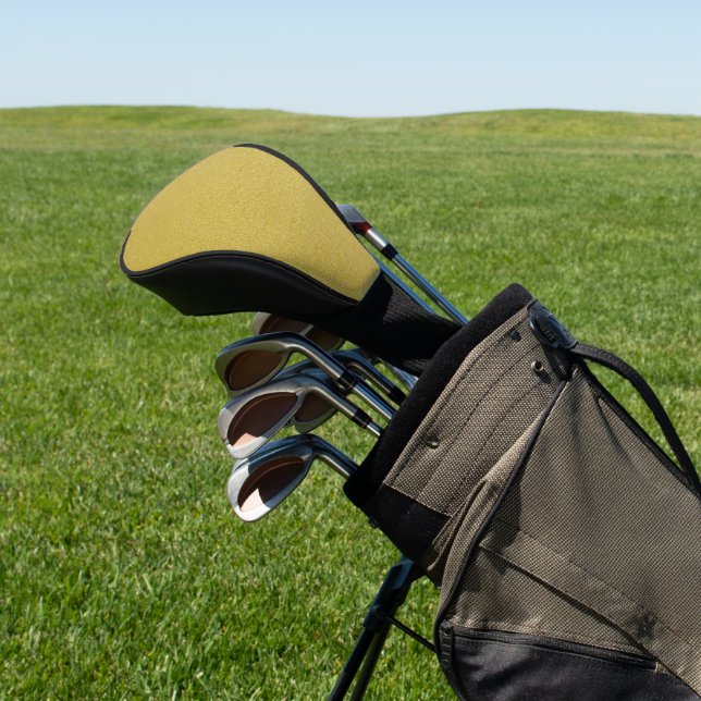 Gold Glitzer, Sparkle, Glitzer Hintergrund Golf Headcover (In SItu)