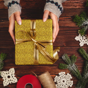 Gold Glitzer Sparkle Textur Geschenkpapier