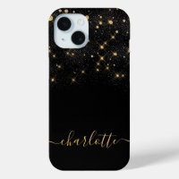 Gold Glitzer Sparkling Elegantes Glamour Script