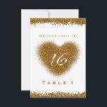 Gold Glitzer Spill Sweet 16 Herz Tischnummer<br><div class="desc">Gold Glitzer Spill Sweet 16 Herz Tischnummer. Matching-Elemente verfügbar.</div>