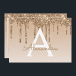 Gold Glitzer Sweet 16 Save the Date Einladung<br><div class="desc">Gold Sparkle und Dripping Glitzer 16 . Geburtstag Monogram Name and Initial Save the Date Geburtstagsparty Einladung. Diese Einladung ist ideal für die Gold Sparkle Glitzer Sweet 16 Geburtstagsparty,  die in Gold feiern möchten.</div>