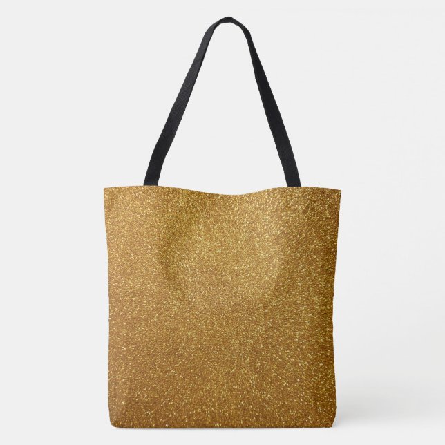 Gold Glitzer Tasche (Rückseite)