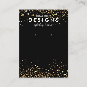 Gold Glitzer Trendy Earlysing-Display-Karte Visitenkarte