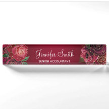 Gold Glitzer und Rote Glam Rose