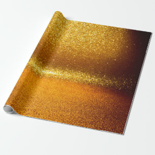 Gold Glitzer Vintag Lichter Textur. Weihnachten Geschenkpapier
