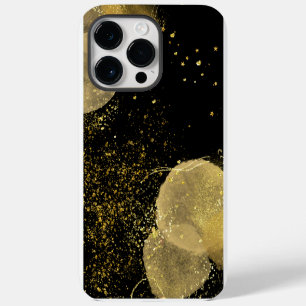 Gold Glitzer Watercolor Luxus iPhone 14 Pro Max Hülle