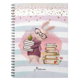 Gold Glitzer & Watercolor Pink Lehrer Notizblock