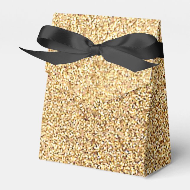 Gold Glitzer Wedding-Celebrations Multi Styles Geschenkschachtel (Vorderseite)