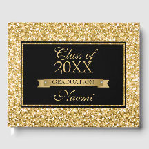 Gold Glitzer White Sparks