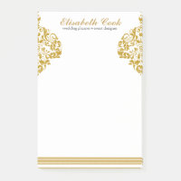 Gold Glitzer Wirbel & Streifen