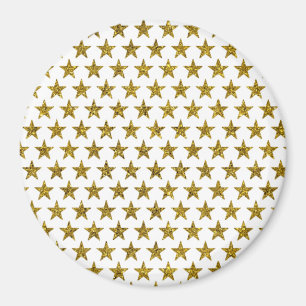 Gold-glitzersterne magnet