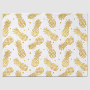 Gold Glitzy Ananas Seidenpapier