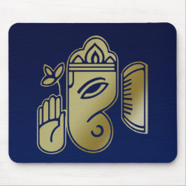 Gold Goddess Ganesha - Mousepad