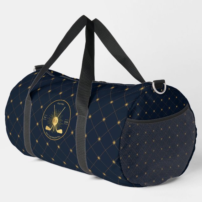 Gold Golf Clubs Duffle Bag (Rechte Ecke)