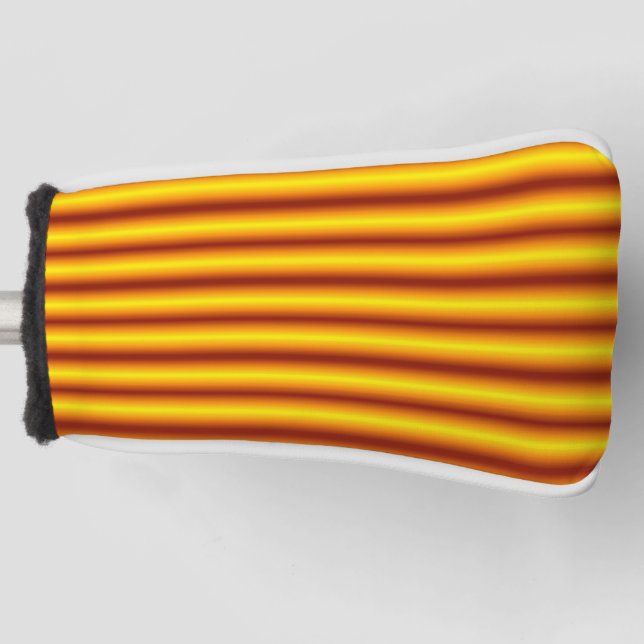 Gold Golf Headcover (Vorderseite)