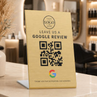 Gold Google Bewertungs-Logo Tischdisplay