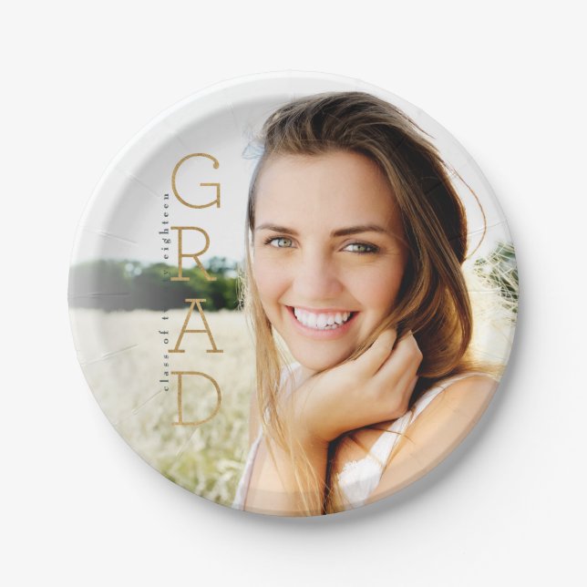 GOLD GRAD PAPPTELLER (Vorderseite)