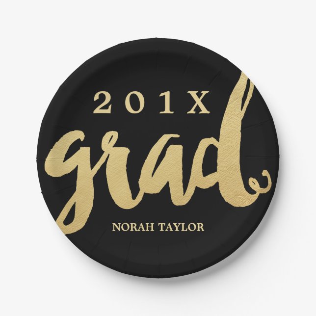 Gold Grad | Teller der Graduierungspartei | Lg Tex (Vorderseite)